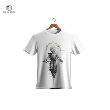Short Sleeves White Mens T Shirt
